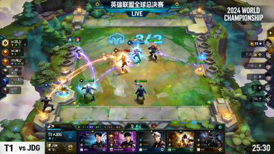 英雄联盟全球总决赛官方直播流 - 实时比赛画面